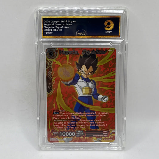 NM-Mint DBS:M Vegeta, Equalizer - BT24-014 - UC - Beyond Generations Graded 9