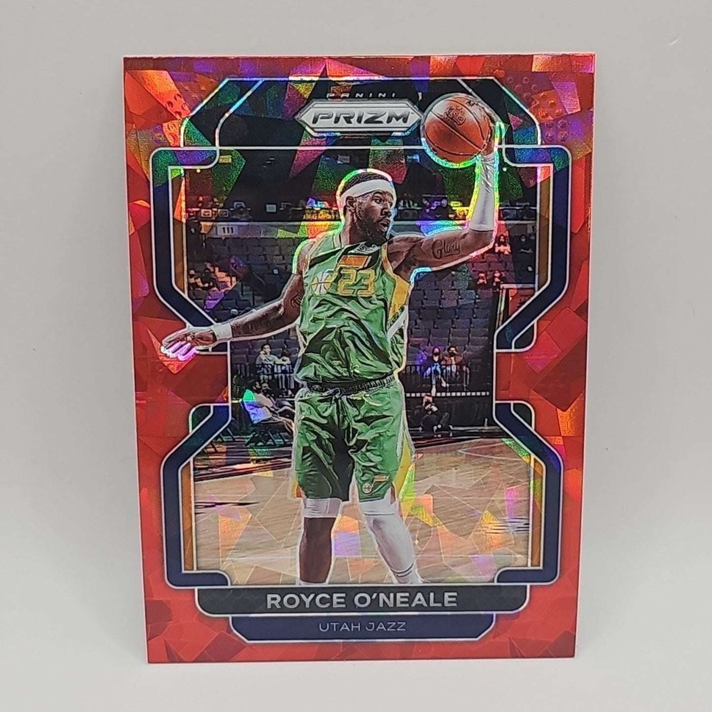 2021-22 Panini Prizm Prizms Red Ice #50 Royce O'Neale - NBA Utah Jazz