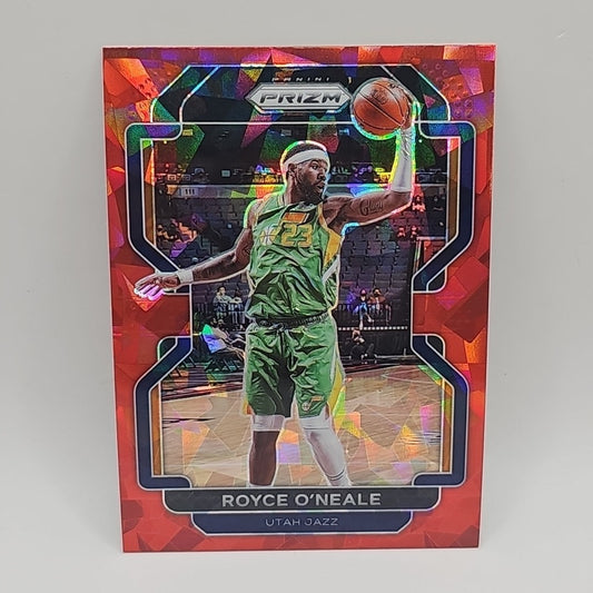 2021-22 Panini Prizm Prizms Red Ice #50 Royce O'Neale - NBA Utah Jazz