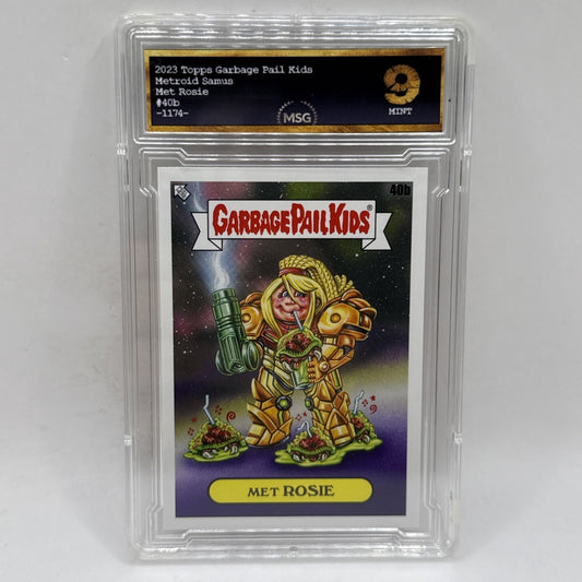 Met Rosie #40b Garbage Pail Kids GPK 2023 Intergoolactic Mayhem Graded 9 Card