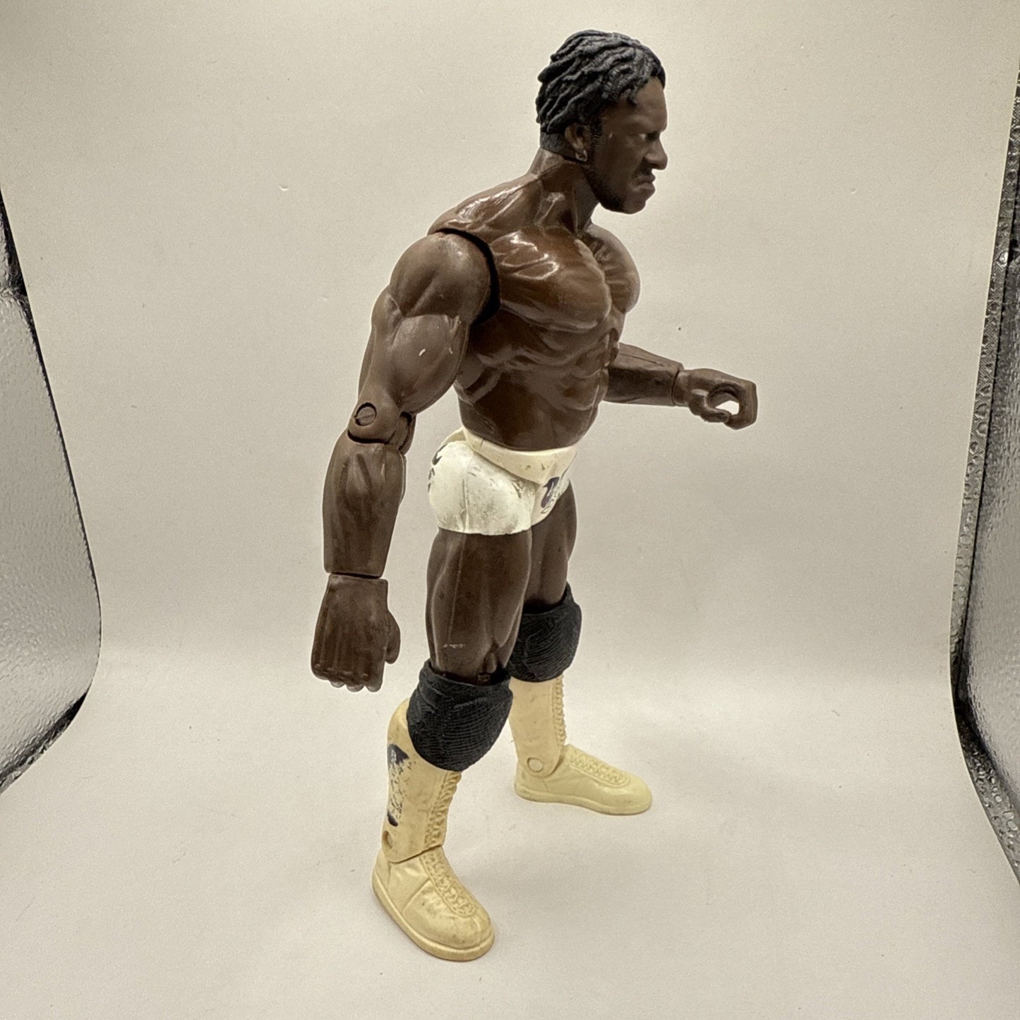 WWE Booker T Jakks Pacific Wrestling Figure 1999 WWF Titan Tron Live White 7”