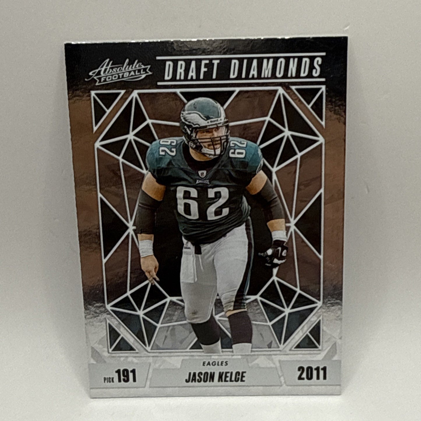 Jason Kelce 2024 Absolute Draft Diamonds #DD-JKE - Philadelphia Eagles