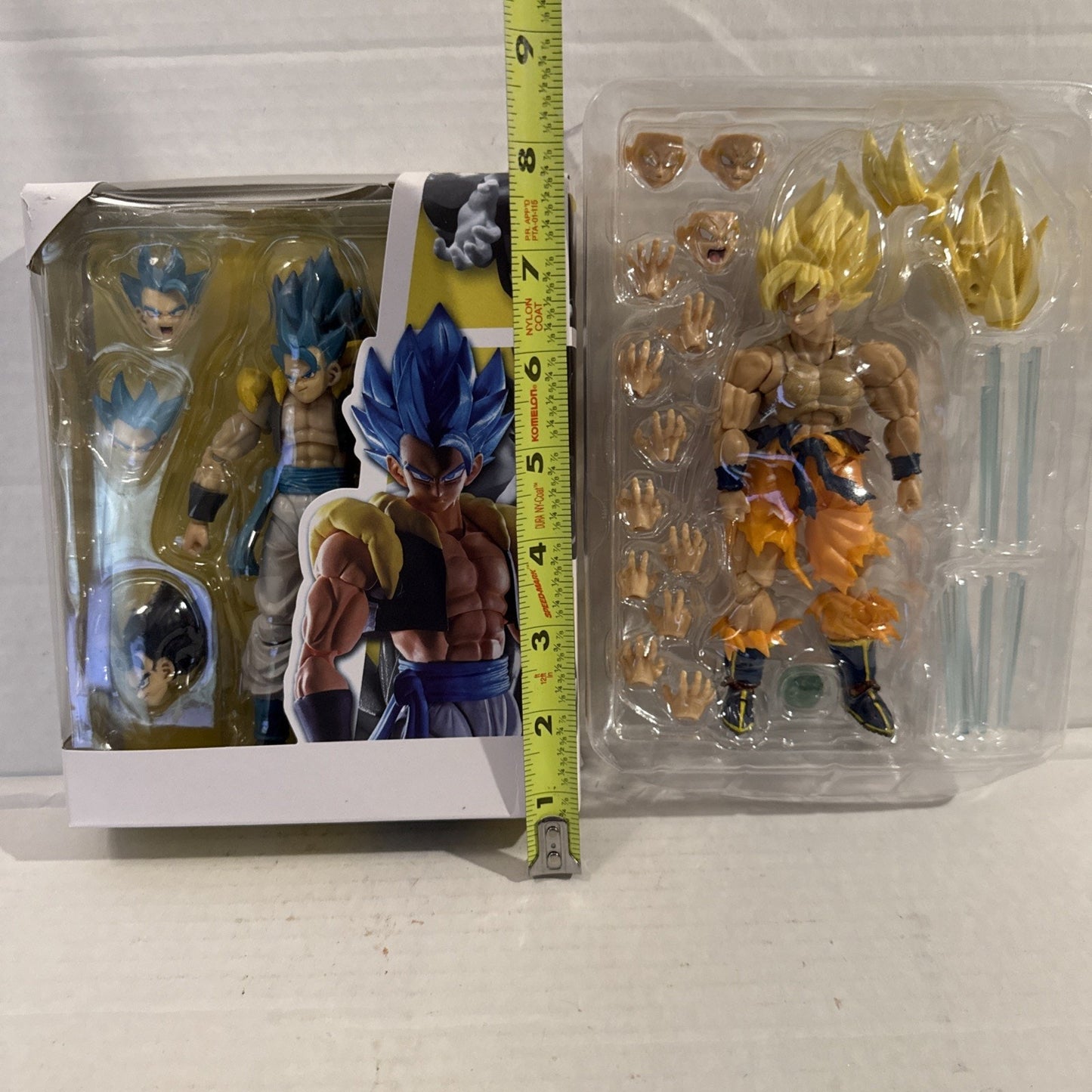 Chinese Super Saiyan God Dragon Ball Z Gogeta & Super Sayan Goku 6” Figures