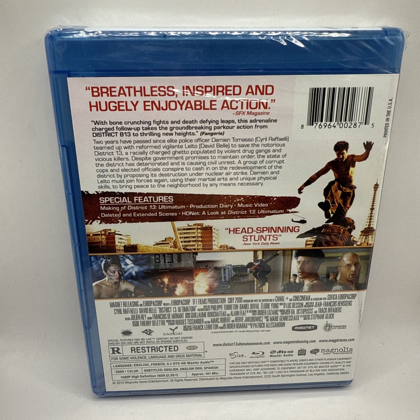 D13-U District 13: Ultimatum (Blu-ray, 2009) New/Sealed Movie