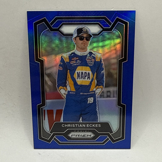 2024 Panini Prizm #20 Christian Eckes Blue Prizm Short Print /199 NASCAR Napa
