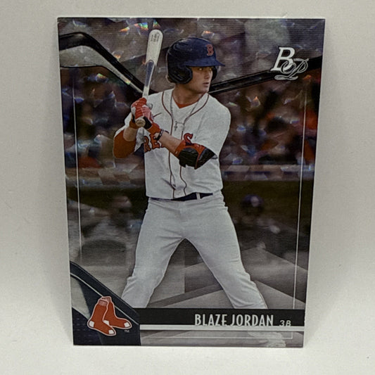 2021 Topps Bowman Platinum Ice Blaze Jordan Boston Red Sox TOP-9 Prospect Rookie