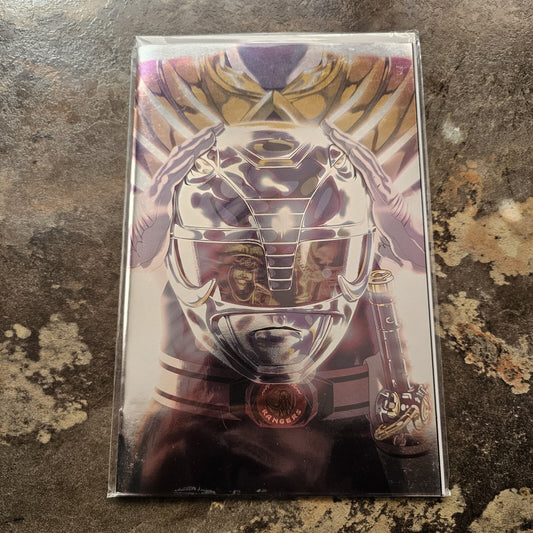 MIGHTY MORPHIN POWER RANGERS #48 BLACK DRAGON FOIL MONTES VARIANT COMIC BOOK