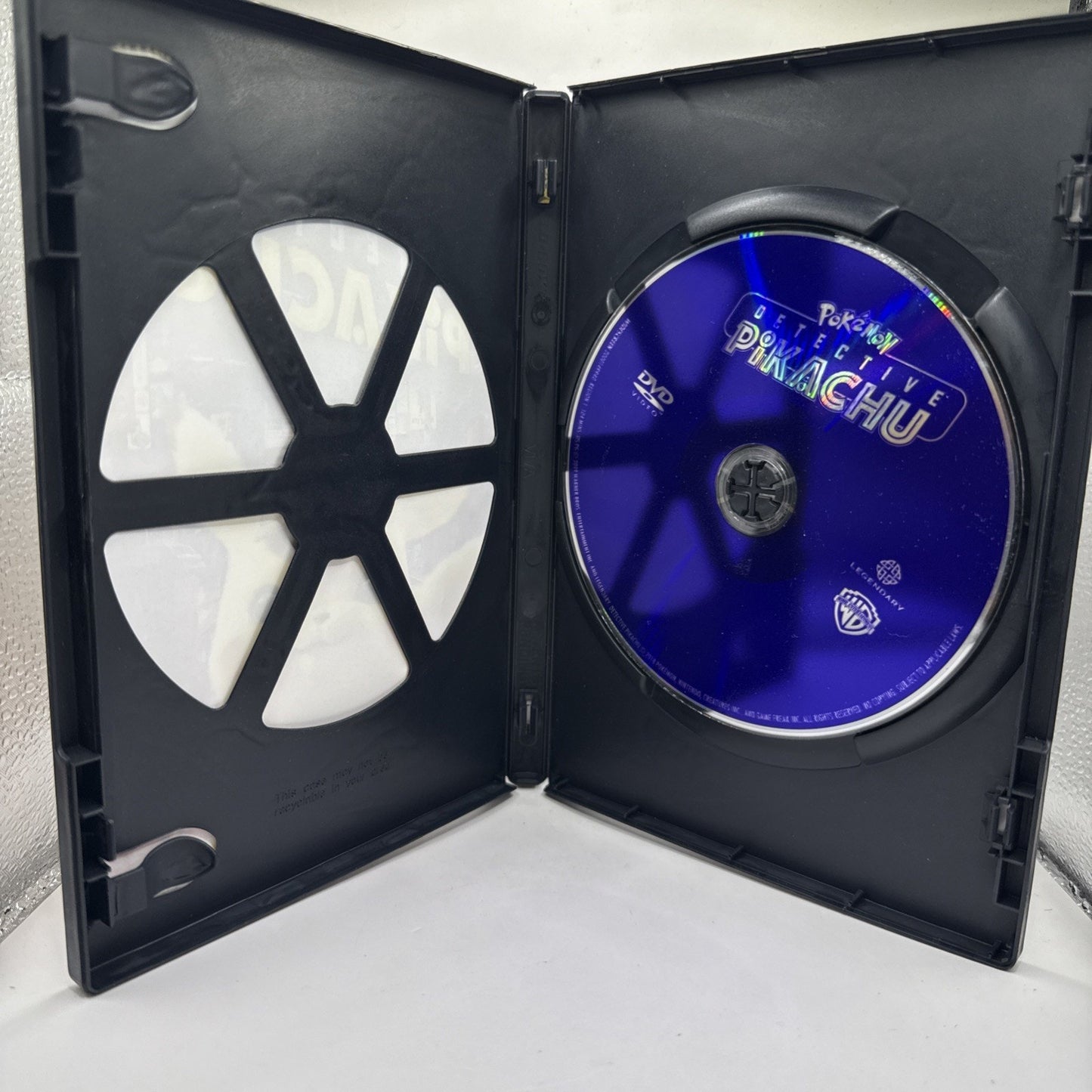 Pokémon Detective Pikachu DVD Movie - Ryan Reynolds - Justice Smith - Used
