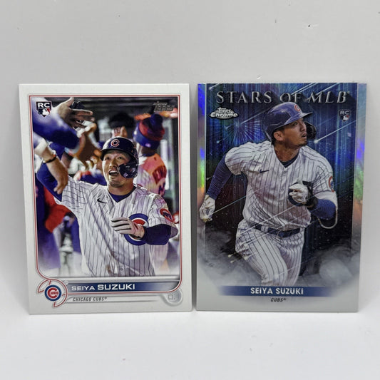 2022 Seiya Suzuki Topps Update #250 Variation SP - Short Print - Rookie RC CUBS