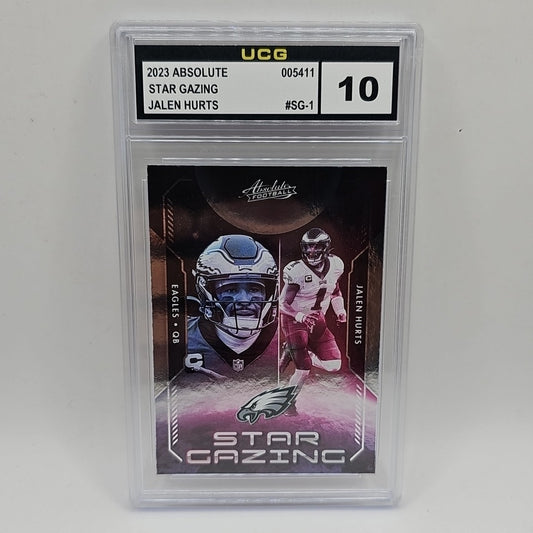 2023 Panini Absolute - Star Gazing #SG-1 Jalen Hurts Graded 10 Gem Mint NFL Card