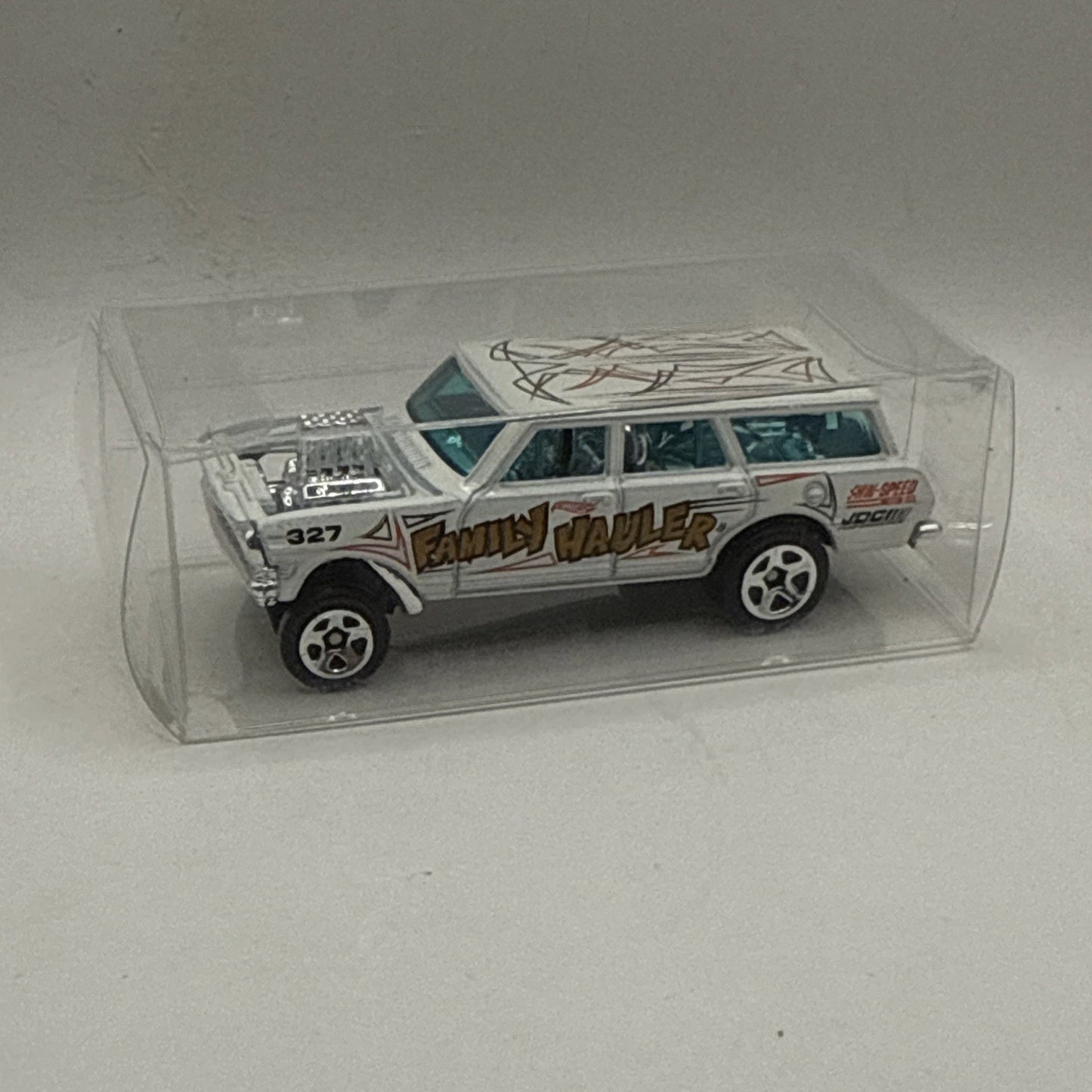 HW GASSERS 64 CHEVY NOVA GASSER FYB75 WHITE - 2025 Hot Wheels 1:64 Scale Toy Car