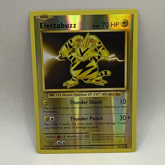 Electabuzz 41/108 Reverse Holo Common XY Evolutions Pokemon TCG MP Card