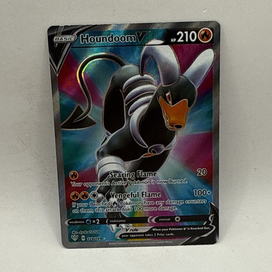Pokemon TCG Darkness Ablaze Houndoom V (Full Art) 178/189 Holofoil Ultra Rare LP