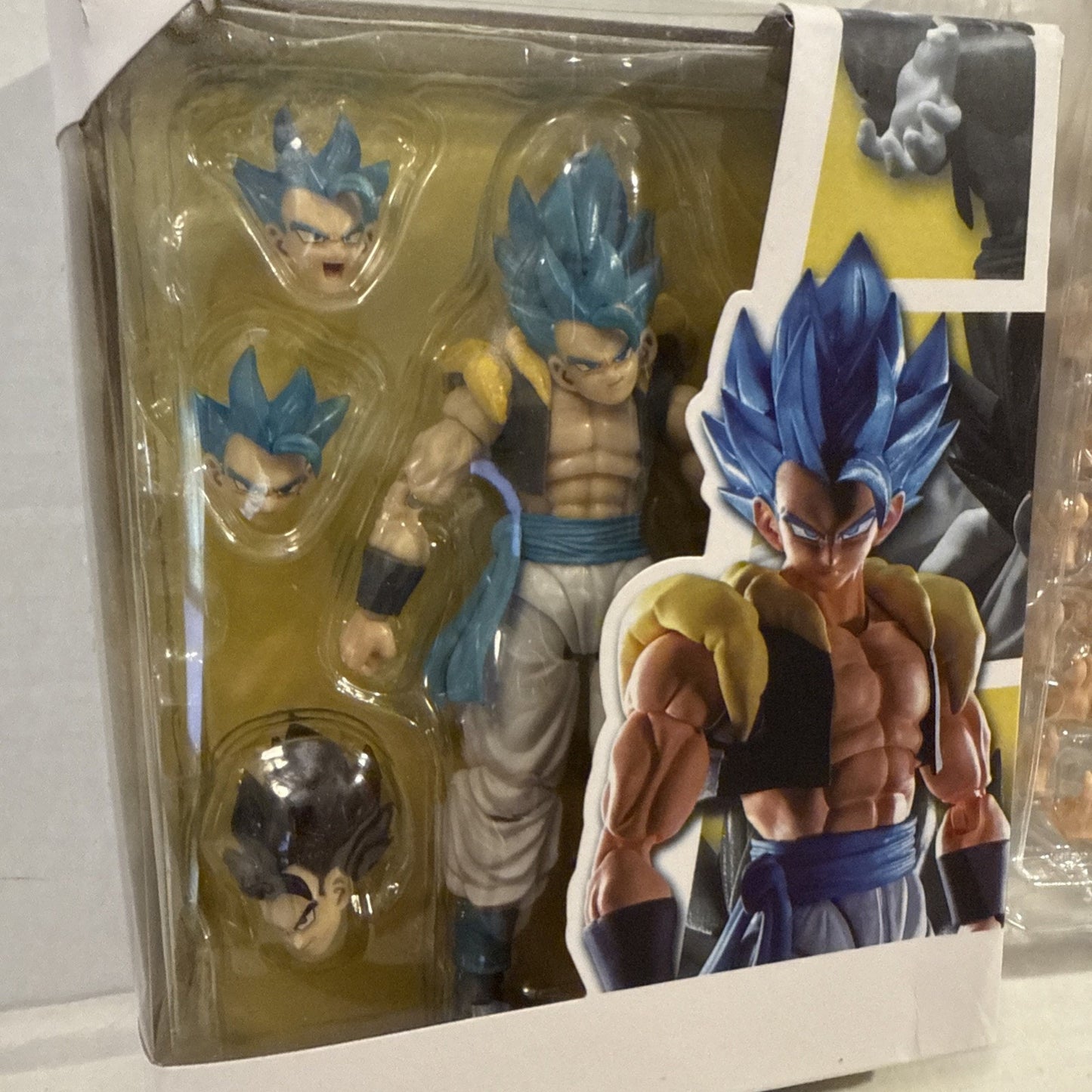 Chinese Super Saiyan God Dragon Ball Z Gogeta & Super Sayan Goku 6” Figures