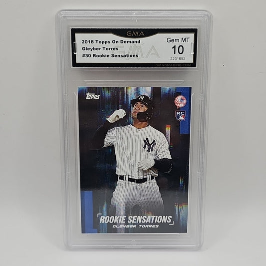 2018 Topps On-Demand Rookie Sensations #30 Gleyber Torres ROOKIE Graded 10 MLB