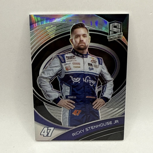 Ricky Stenhouse Jr Silver Prizm Spectra 2022 Panini Chronicles Racing Kroger