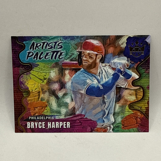2022 Diamond Kings Artists Palette #AP-5 Bryce Harper Artist's Palette Phillies