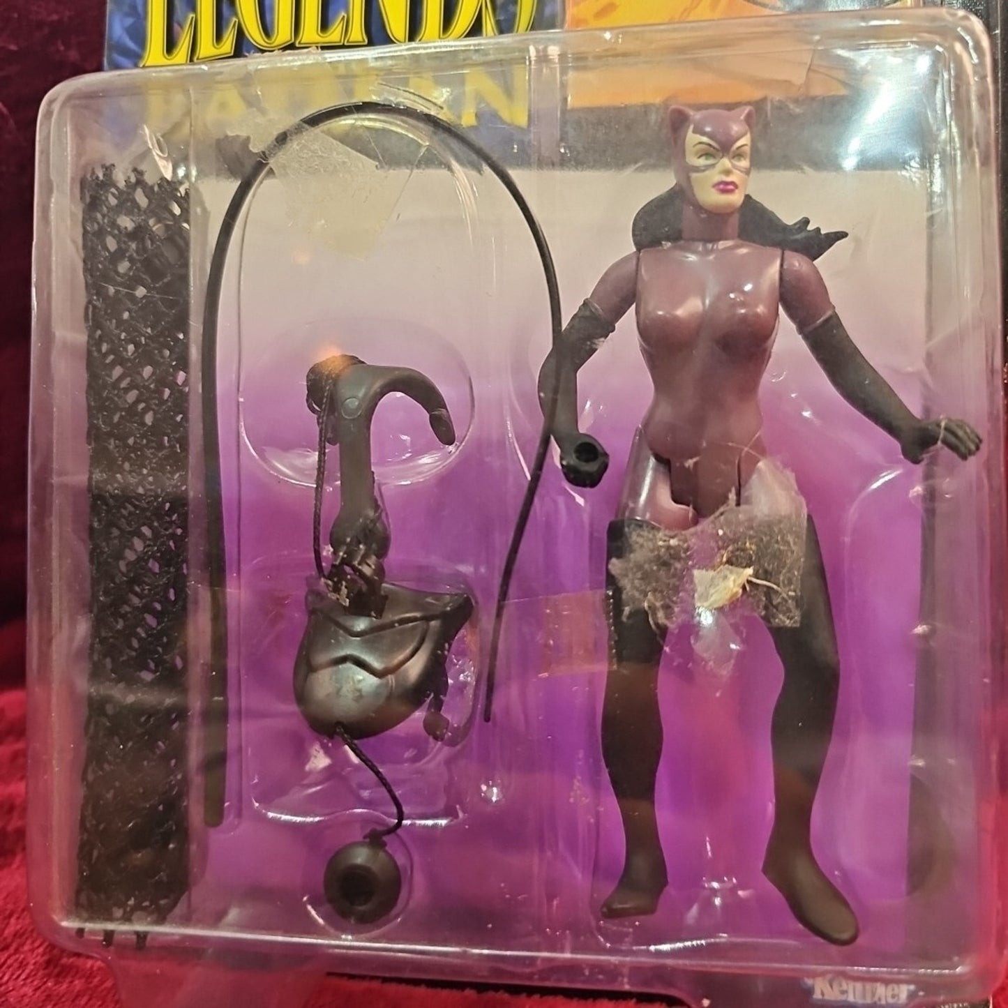1994 Kenner Legends of Batman Catwoman with Quick-Climb Claw & Capture Net