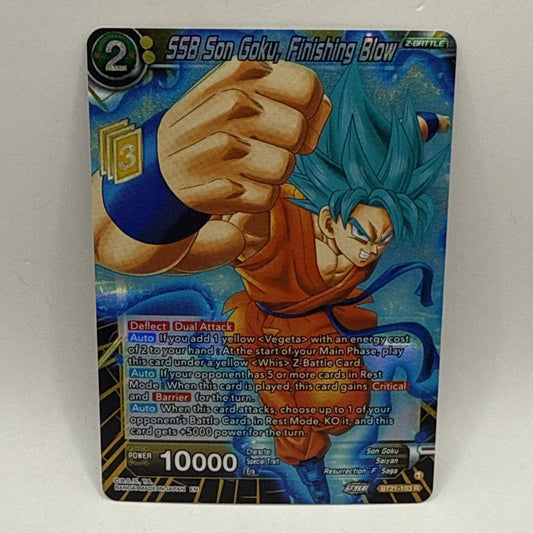 SSB Son Goku, Finishing Blow Foil BT21-103 R Dragon Ball Super Card Game