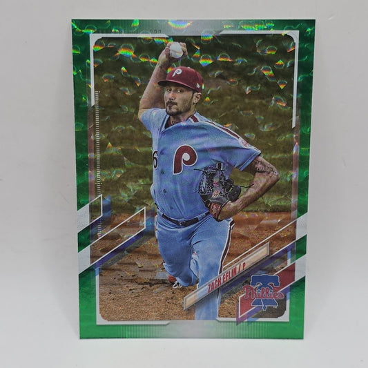 2021 Topps Series 2 - Zack Eflin - #460 Green Ice Parallel #'d /499 PHILLIES