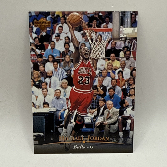 1995 Upper Deck #23 Michael Jordan Chicago Bulls NBA HOF Basketball Card Vintage